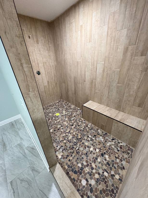 Tile installed on an IRC Homes job