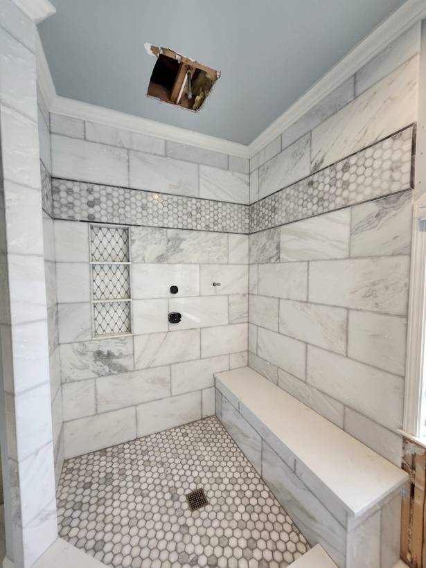 Tile installed on an IRC Homes job