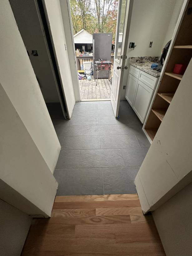 Tile installed on an IRC Homes job